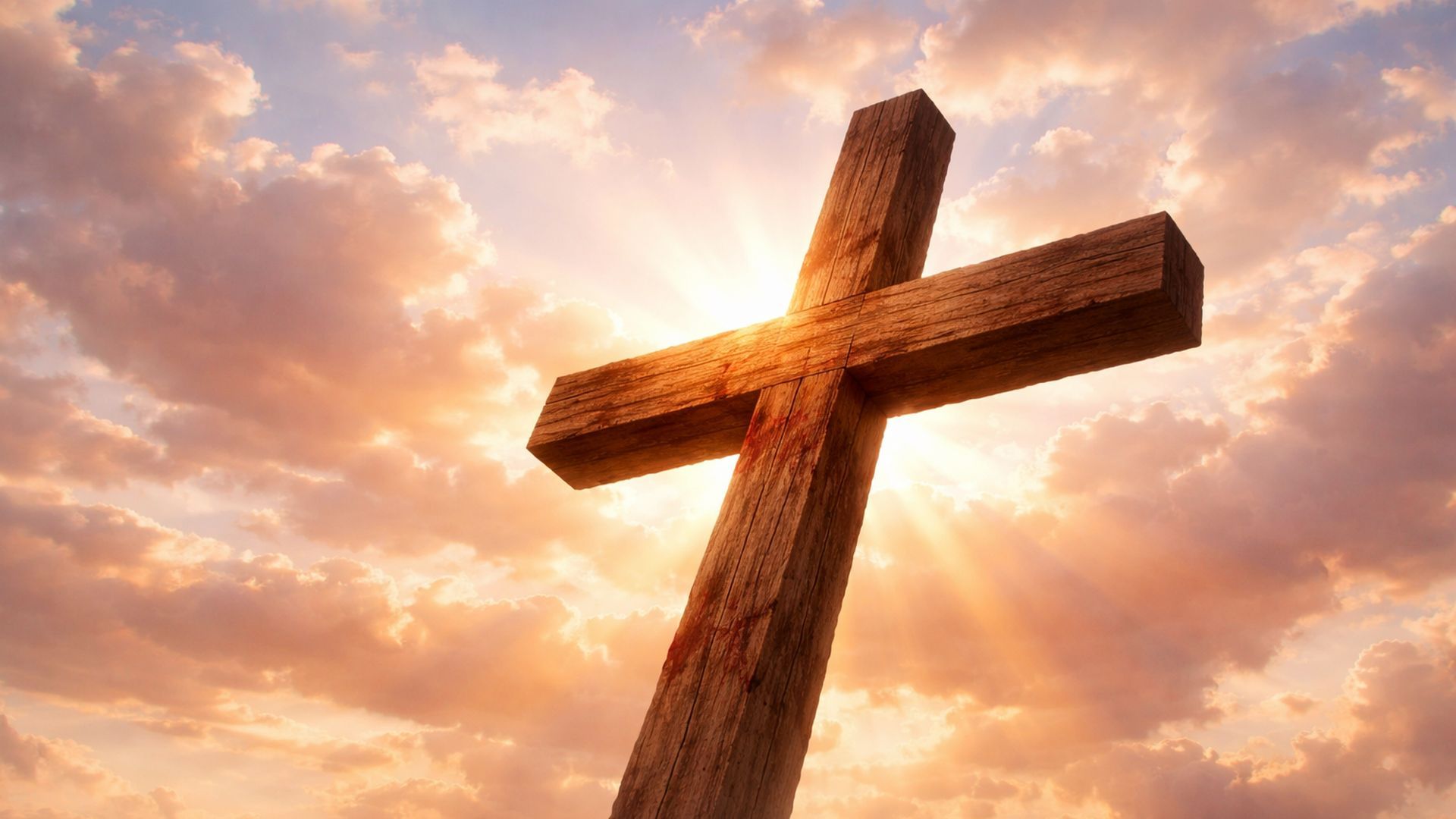 Zdjęcie krzyża nawiązujące do Drogi Krzyżowej.